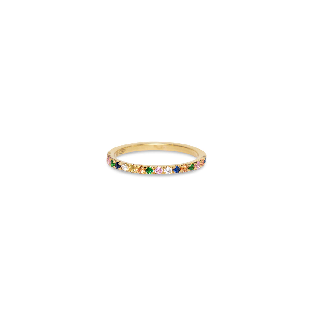Fine Coloured Sapphire Ring