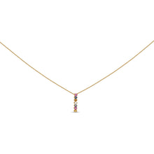 Load image into Gallery viewer, Coloured Sapphire Necklace Long
