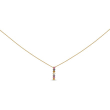 Load image into Gallery viewer, Coloured Sapphire Necklace Short
