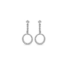 Load image into Gallery viewer, Diamond Circle Earrings
