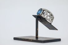 Load image into Gallery viewer, Floral Sapphire Ring
